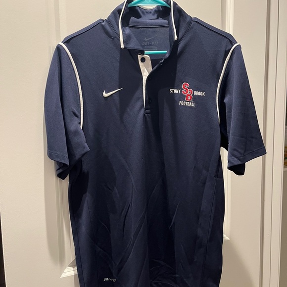 Nike Stony Brook Football Men’s Small Polo - Picture 1 of 2